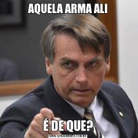 AQUELA ARMA ALIÉ DE QUE?