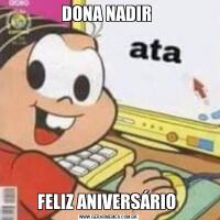 DONA NADIR FELIZ ANIVERSÁRIO 