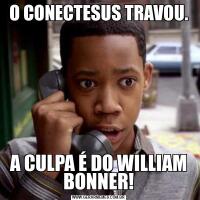 O CONECTESUS TRAVOU.A CULPA É DO WILLIAM BONNER!