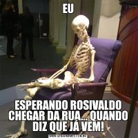 EUESPERANDO ROSIVALDO CHEGAR DA RUA... QUANDO DIZ QUE JÁ VEM!