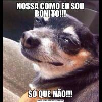 NOSSA COMO EU SOU BONITO!!!SÓ QUE NÃO!!!