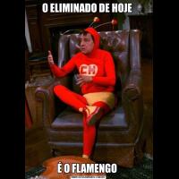 O ELIMINADO DE HOJE É O FLAMENGO 