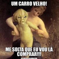 UM CARRO VELHO!ME SOLTA QUE EU VOU LÁ COMPRAR!!!