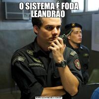 O SISTEMA É FODA LEANDRÃO 