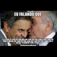 EU FALANDO QUEA ELIZABETH CONTOU PRA ANA QUE CONTOU PRA IZABELA QUÊ CONTOU PARA A MARIA QUE CONTOU PRA LARA QUE CONTOU PRA LAURA QUE O RAFAEL TERMINOU COM A DIANA 