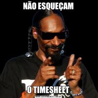 NÃO ESQUEÇAMO TIMESHEET