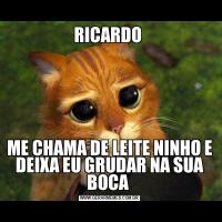 RICARDO ME CHAMA DE LEITE NINHO E DEIXA EU GRUDAR NA SUA BOCA 