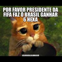 POR FAVOR PRESIDENTE DA FIFA FAZ Ô BRASIL GANHAR 6 HEXA