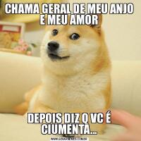 CHAMA GERAL DE MEU ANJO E MEU AMORDEPOIS DIZ Q VC É CIUMENTA...