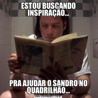 ESTOU BUSCANDO INSPIRAÇÃO...PRA AJUDAR O SANDRO NO QUADRILHÃO...