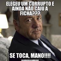 ELEGEU UM CORRUPTO E AINDA NÃO CAIU A FICHA???SE TOCA, MANO!!!!