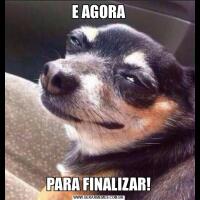 E AGORAPARA FINALIZAR!