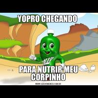 YOPRO CHEGANDO PARA NUTRIR MEU CORPINHO