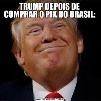 TRUMP DEPOIS DE COMPRAR O PIX DO BRASIL: