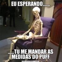 EU ESPERANDO.............TU ME MANDAR AS MEDIDAS DO PUFF