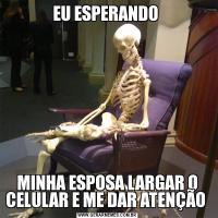 EU ESPERANDO MINHA ESPOSA LARGAR O CELULAR E ME DAR ATENÇÃO 