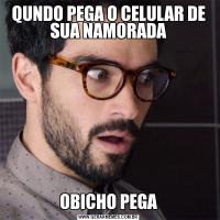 QUNDO PEGA O CELULAR DE SUA NAMORADAOBICHO PEGA