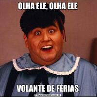 OLHA ELE, OLHA ELEVOLANTE DE FÉRIAS