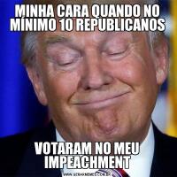 MINHA CARA QUANDO NO MÍNIMO 10 REPUBLICANOSVOTARAM NO MEU IMPEACHMENT