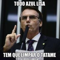 TODO AZUL LISATEM QUE LIMPAR O TATAME