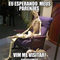 EU ESPERANDO  MEUS PARENTES VIM ME VISITAR!