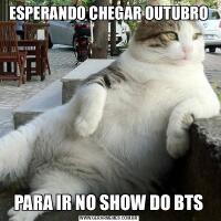 ESPERANDO CHEGAR OUTUBROPARA IR NO SHOW DO BTS