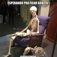 ESPERANDO PRA FICAR BONITO.