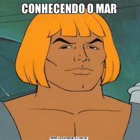 CONHECENDO O MAR