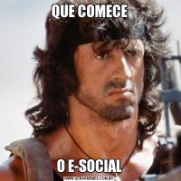 QUE COMECEO E-SOCIAL