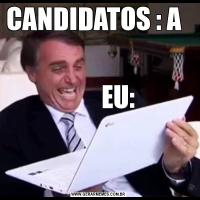 CANDIDATOS : A                                                                           
         EU: 