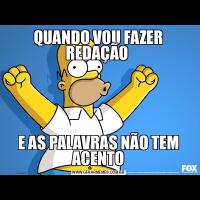 QUANDO VOU FAZER REDAÇÃO E AS PALAVRAS NÃO TEM ACENTO