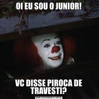 OI EU SOU O JUNIOR!VC DISSE PIROCA DE TRAVESTI?