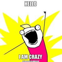 HELLOI AM CRAZY