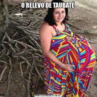 O RELEVO DE TAUBATÉ