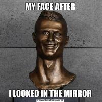 MY FACE AFTERI LOOKED IN THE MIRROR