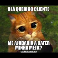 OLÁ QUERIDO CLIENTEME AJUDARIA A BATER MINHA META?