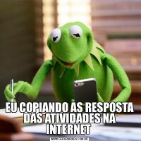 EU COPIANDO AS RESPOSTA DAS ATIVIDADES NA INTERNET 