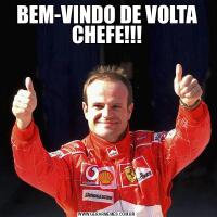 BEM-VINDO DE VOLTA CHEFE!!!
