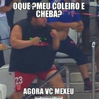 OQUE ?MEU COLEIRO E CHEBA?AGORA VC MEXEU