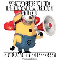 AS MARGENS DO RIO IPIRANGA DOM PEDRO 1 GRITOU EU VOU MORREEEEEEEEEER