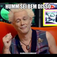 HUMM SEI BEM DISSO