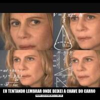 EU TENTANDO LEMBRAR ONDE DEIXEI A CHAVE DO CARRO