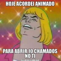 HOJE ACORDEI ANIMADOPARA ABRIR 10 CHAMADOS NO TI