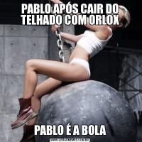 PABLO APÓS CAIR DO TELHADO COM ORLOXPABLO É A BOLA
