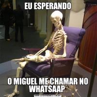 EU ESPERANDOO MIGUEL ME CHAMAR NO WHATSAAP 