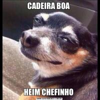 CADEIRA BOA HEIM CHEFINHO 