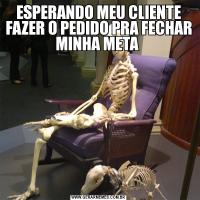 ESPERANDO MEU CLIENTE FAZER O PEDIDO PRA FECHAR MINHA META 