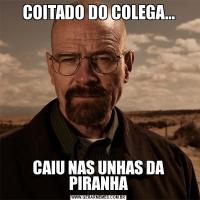 COITADO DO COLEGA...CAIU NAS UNHAS DA PIRANHA