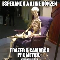 ESPERANDO A ALINE KONZENTRAZER O CAMARÃO PROMETIDO 