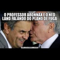 O PROFESSOR ARONNAX E O NED LAND FALANDO DO PLANO DE FUGA